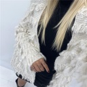 cardigan corto senza bottoni peneri